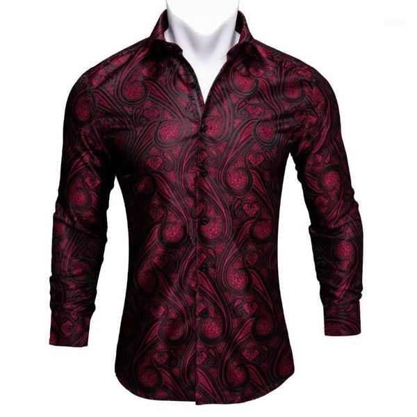 barry.wang red paisley bright silk shirts men autumn long sleeve casual flower shirts for men designer fit dress bcy-011, White;black
barry.wang red paisley bright silk shirts men autumn long sleeve casual flower shirts for men designer fit dress bcy-011, White;black