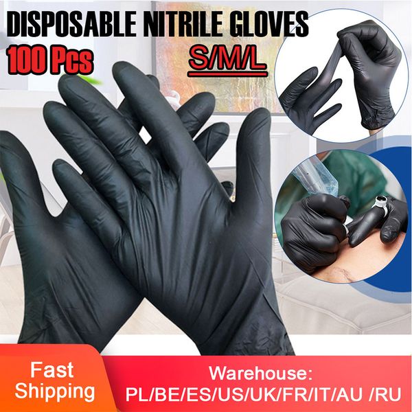 factoryz826100pcs gloves disposable food black latex universal garden for home cleaning rubber 201021
factoryz826100pcs gloves disposable food black latex universal garden for home cleaning rubber 201021