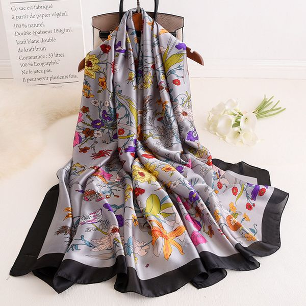 silk scarf 180*90cm women floral print beach scarf shawls foulard pashmina hijab wraps lady summer scarves 2020 new, Blue;gray
silk scarf 180*90cm women floral print beach scarf shawls foulard pashmina hijab wraps lady summer scarves 2020 new, Blue;gray