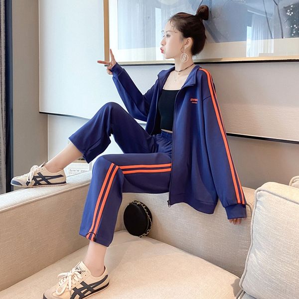 sportswear suit women sports two-piece women's two-pieceautumn net red fashion foreign style show thin korean loose long sleeve leisure, Gray
sportswear suit women sports two-piece women's two-pieceautumn net red fashion foreign style show thin korean loose long sleeve leisure, Gray