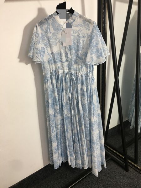 222 2022 summer brand same style regular crew neck pullover blue pink dress short sleeve women clothes sh, Black
222 2022 summer brand same style regular crew neck pullover blue pink dress short sleeve women clothes sh, Black