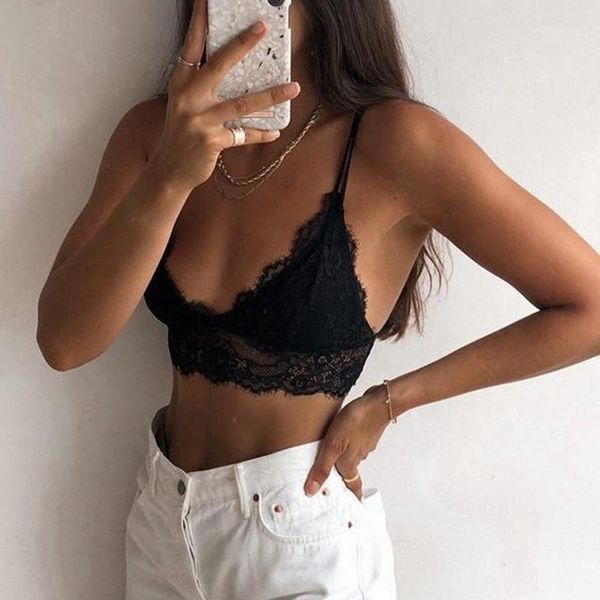 camisoles & tanks women's spaghetti strap solid color bra deep v-neck cut-out lace floral lingerie black underwear brassiere1, Black;white
camisoles & tanks women's spaghetti strap solid color bra deep v-neck cut-out lace floral lingerie black underwear brassiere1, Black;white