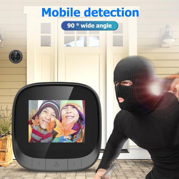 door eye peephole camera door bell 2.4 inch lcd color screen electronic doorbell home security alarm/ welcome smart doorbell
door eye peephole camera door bell 2.4 inch lcd color screen electronic doorbell home security alarm/ welcome smart doorbell