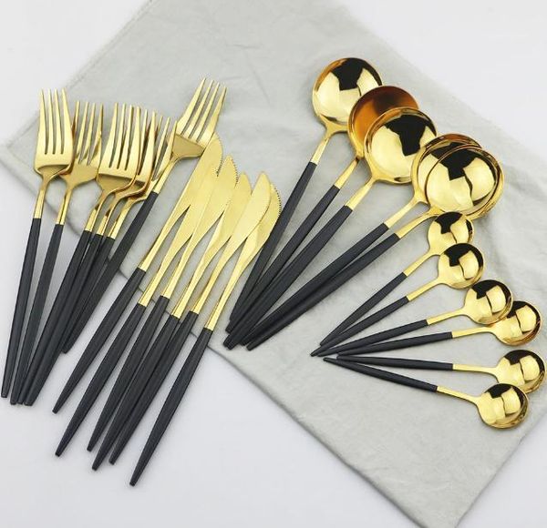factory stainless steel luxury tableware set 24 pcs flatware set 7 colors spoon fork spoon knife cutlery dinnerware tool1
factory stainless steel luxury tableware set 24 pcs flatware set 7 colors spoon fork spoon knife cutlery dinnerware tool1