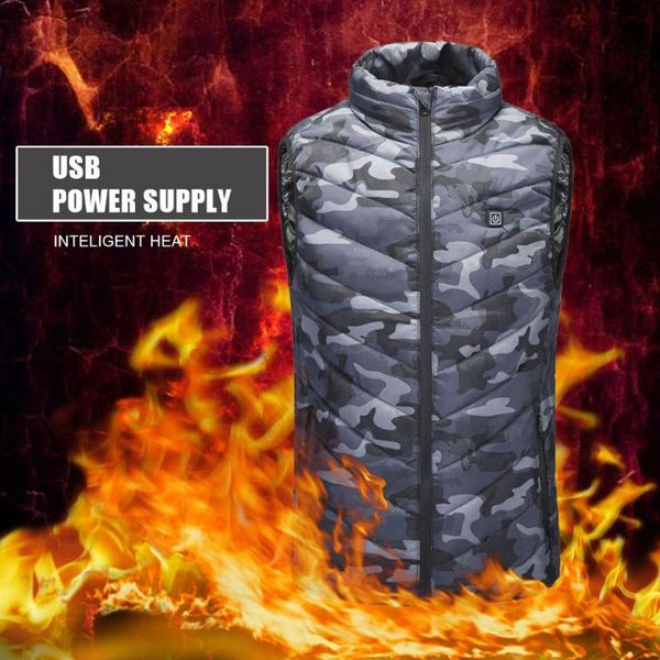 2020 new winter outdoor men electric heated vest usb heating vest winter thermal cloth feather camping hiking hunting jacket, Gray;blue
2020 new winter outdoor men electric heated vest usb heating vest winter thermal cloth feather camping hiking hunting jacket, Gray;blue