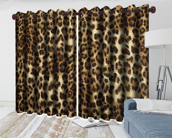 3d window curtain grommet leopard pattern curtains high-end atmospheric 3d blackout curtain for interior decoration
3d window curtain grommet leopard pattern curtains high-end atmospheric 3d blackout curtain for interior decoration