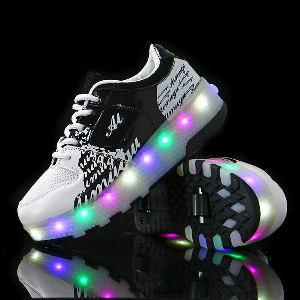 athletic & outdoor luminous sneakers blue pink led light roller skate shoes for children kids boys girls up, Black
athletic & outdoor luminous sneakers blue pink led light roller skate shoes for children kids boys girls up, Black