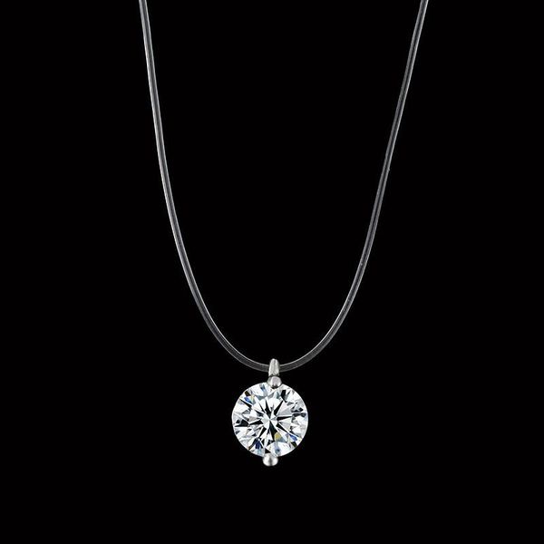 2020 new crystal rhinestone chocker necklace transparent fishing line women heart invisible chain choker necklace on neck gift, Golden;silver
2020 new crystal rhinestone chocker necklace transparent fishing line women heart invisible chain choker necklace on neck gift, Golden;silver