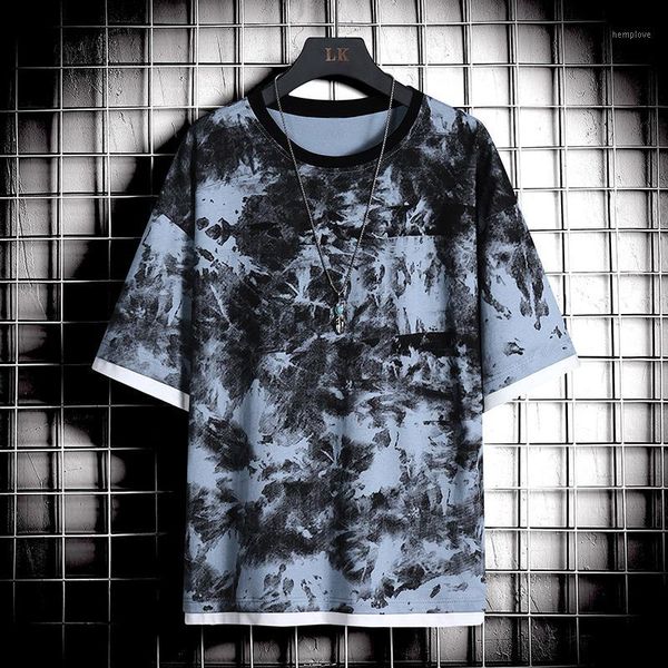 bsummer tie-dye t shirt men's fashion printing casual short-sleeved t-shirt men streetwear loose hip hop camo tshirt mens m-4xl1, White;black
bsummer tie-dye t shirt men's fashion printing casual short-sleeved t-shirt men streetwear loose hip hop camo tshirt mens m-4xl1, White;black