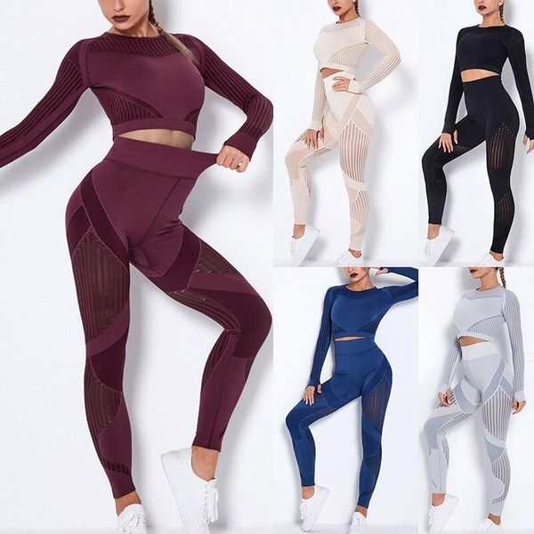 women yoga set gym clothing female sport fitness suit running clothes yoga leggings women seamless gym bra suits, White;red
women yoga set gym clothing female sport fitness suit running clothes yoga leggings women seamless gym bra suits, White;red