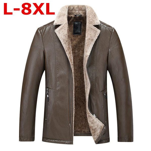 men winter big genuine size leather coats pigskin pilot jacket faux lamb wool motorcycle jackets manteau veste cuir homme, Black
men winter big genuine size leather coats pigskin pilot jacket faux lamb wool motorcycle jackets manteau veste cuir homme, Black