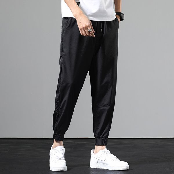 2020 spring new harlan casual for men's youth loose and thin hemmed in leg closing pants, Black
2020 spring new harlan casual for men's youth loose and thin hemmed in leg closing pants, Black