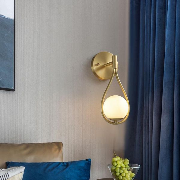 wall lamp nordic copper light luxury living room bedroom bedside simple postmodern tv background
wall lamp nordic copper light luxury living room bedroom bedside simple postmodern tv background