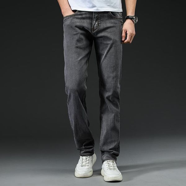 jeans for men straight trousers male slim fit business denim casual biker pants pantalon hombre homme kg-144, Blue
jeans for men straight trousers male slim fit business denim casual biker pants pantalon hombre homme kg-144, Blue