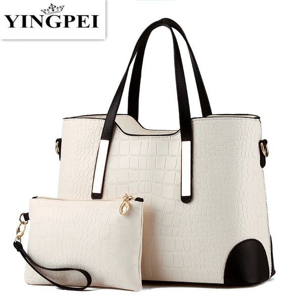 yingpei women bag shoulder handbag women vintage messenger bags handle crocodile pattern composite bag purse wallet leather c1009
yingpei women bag shoulder handbag women vintage messenger bags handle crocodile pattern composite bag purse wallet leather c1009