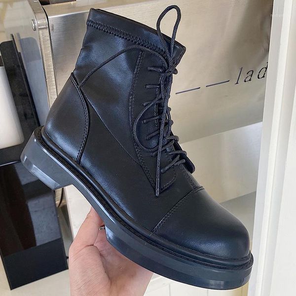 2020 winter fashion women leather round toe ankle boots medium heels short boots lace up black lady valentine shoes1
2020 winter fashion women leather round toe ankle boots medium heels short boots lace up black lady valentine shoes1