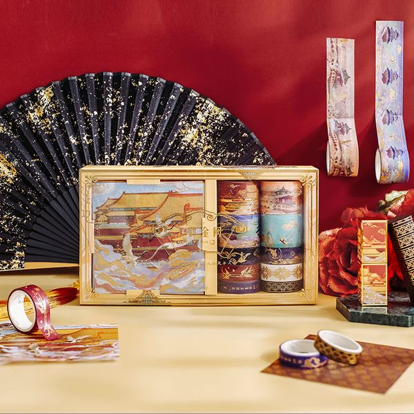 20pcs beijing palace museum construction paper tape ancient chinese luxury style masking tape lipstick diary sticker diy
20pcs beijing palace museum construction paper tape ancient chinese luxury style masking tape lipstick diary sticker diy