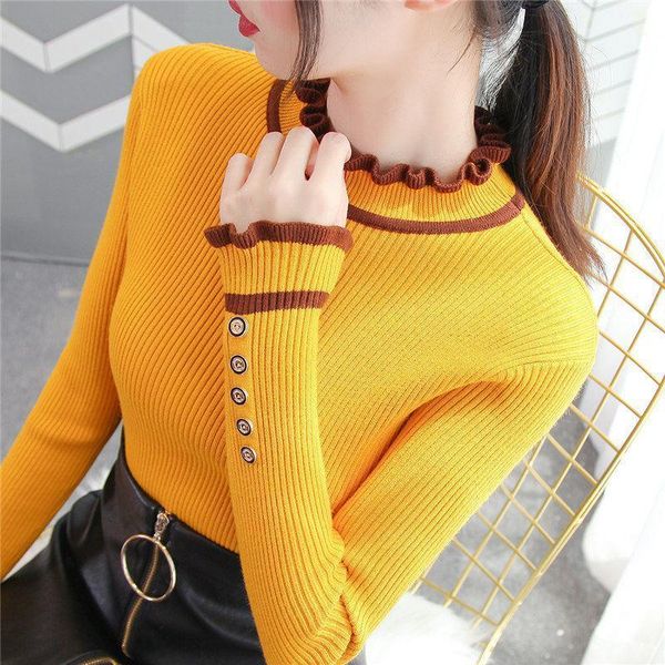 2020 winter new knitting women sweaters and pullovers jumper long sleeve turtleneck slim casual ladies knitted sweater p6861, White;black
2020 winter new knitting women sweaters and pullovers jumper long sleeve turtleneck slim casual ladies knitted sweater p6861, White;black