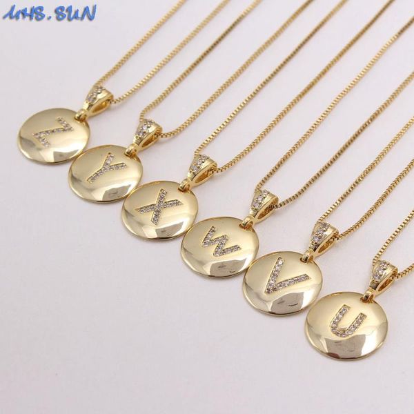 chains mhs.sun fashion 26 letters pendant necklace women zircon alphabet chain vintage gold color jewelry for girls gift 1pcs, Silver
chains mhs.sun fashion 26 letters pendant necklace women zircon alphabet chain vintage gold color jewelry for girls gift 1pcs, Silver
