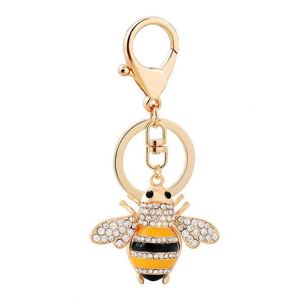 party favor gold silver plating with hand enameled and jeweled hanging bee pendant charm design zinc alloy key chains handbag decor ornament
party favor gold silver plating with hand enameled and jeweled hanging bee pendant charm design zinc alloy key chains handbag decor ornament