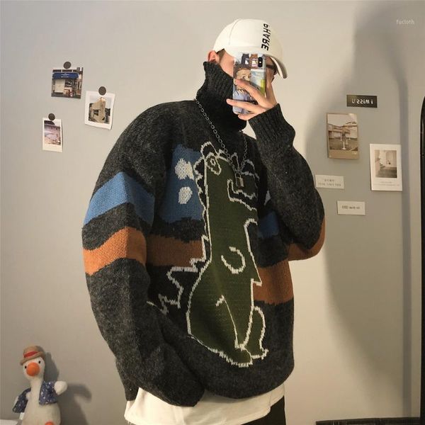 2019 winter men's thickening cashmere sweater male coats thickening loose pullover woolen knitting high-quality turtleneck -2xl1, White;black
2019 winter men's thickening cashmere sweater male coats thickening loose pullover woolen knitting high-quality turtleneck -2xl1, White;black