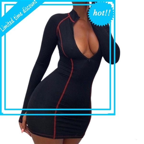 2021 reindeer women mouw stand hard fashion long mouwen rits bodycon women's dress, Black
2021 reindeer women mouw stand hard fashion long mouwen rits bodycon women's dress, Black