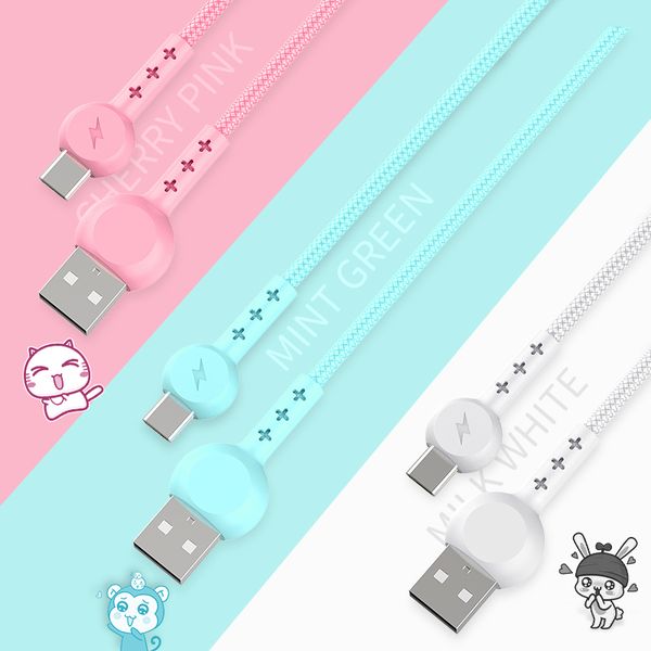 type coolreall for samsung s10 s9 huawei p30 fast charge type-c mobile phone charging wire usb c cute colorful cable
type coolreall for samsung s10 s9 huawei p30 fast charge type-c mobile phone charging wire usb c cute colorful cable