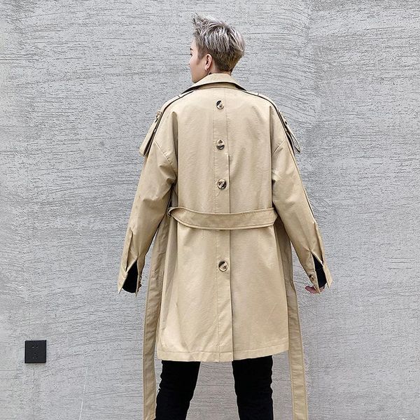 loose jacket for men women windbreaker buttons fashion streamer decoration coat hip-hop high-quality men's clothes, Tan;black
loose jacket for men women windbreaker buttons fashion streamer decoration coat hip-hop high-quality men's clothes, Tan;black