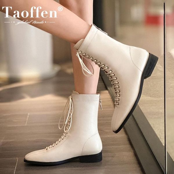 boots taoffen women real leather ankle fashion cross strap high heel winter shoes woman zipper street footwear size 33-40, Black
boots taoffen women real leather ankle fashion cross strap high heel winter shoes woman zipper street footwear size 33-40, Black