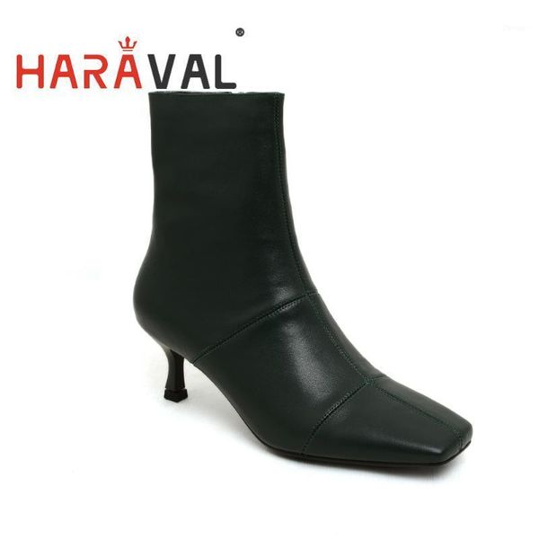 boots haraval fashion basic ankle black thin heels green white high heel genuine leather square toe zipper footwear e33l1
boots haraval fashion basic ankle black thin heels green white high heel genuine leather square toe zipper footwear e33l1