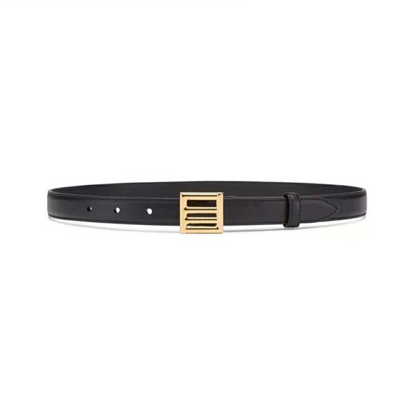 

Belts for Women Designer Narrow Woman Belts Letters Smooth Buckle 2 Color High Quality Cowhide Fashion Brand, Multi