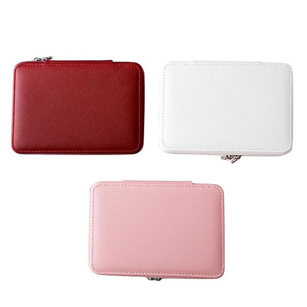 jewelry pouches, bags korean style box organizer display storage leather large big mirror multi-function necklace earring ring for, Pink;blue
jewelry pouches, bags korean style box organizer display storage leather large big mirror multi-function necklace earring ring for, Pink;blue