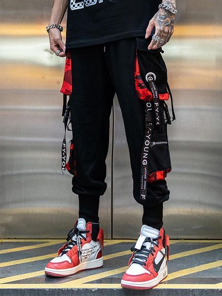 streetwear 2020 new men hiphop punk jogger sport harem pants cargo pocket black ribbon
streetwear 2020 new men hiphop punk jogger sport harem pants cargo pocket black ribbon