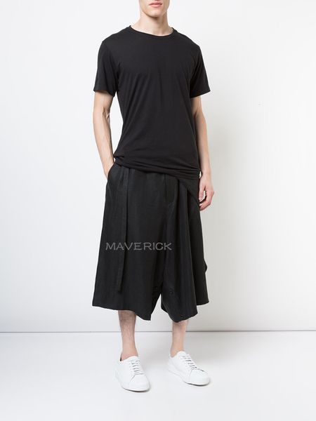 2021 new 2744 of men's asymmetrical walkway men released seven-point cotton linen baggy legged pants with culottes. qvvg, Black
2021 new 2744 of men's asymmetrical walkway men released seven-point cotton linen baggy legged pants with culottes. qvvg, Black