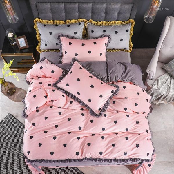 princess style 4pcs baby velvet duvet cover bed sheet pillowcases solid little love heart pink blue grey bean paste1
princess style 4pcs baby velvet duvet cover bed sheet pillowcases solid little love heart pink blue grey bean paste1
