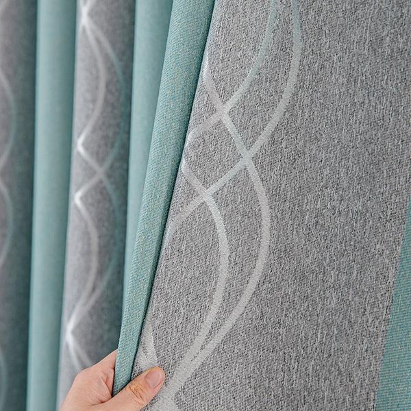 nordic simple full blackout curtains yarn-dyed jacquard fabric for living room and bedroom balcony customization
nordic simple full blackout curtains yarn-dyed jacquard fabric for living room and bedroom balcony customization