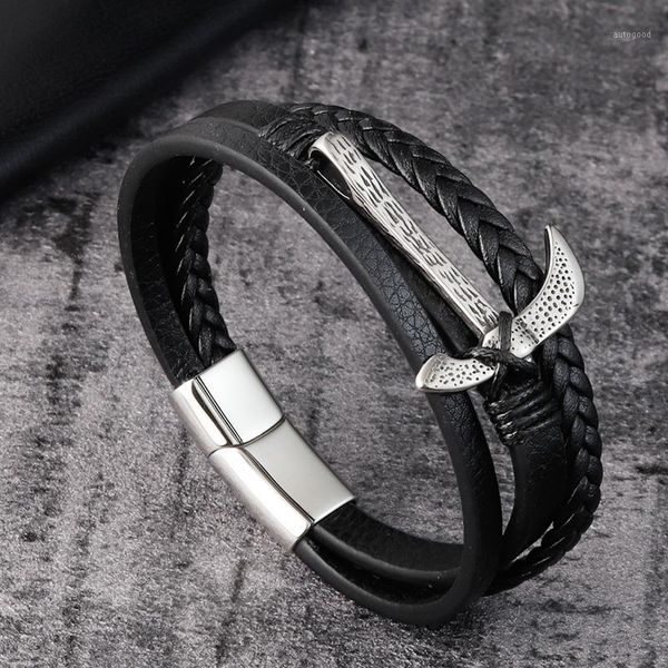 charm bracelets multilayer combination stitching stainless steel men's leather bracelet geometric figure accessories luxury birthday gi, Golden;silver
charm bracelets multilayer combination stitching stainless steel men's leather bracelet geometric figure accessories luxury birthday gi, Golden;silver