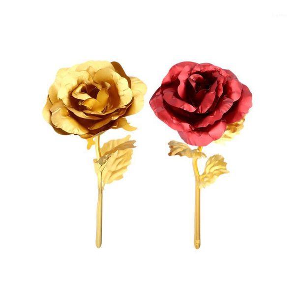 2pcs 24k foil flowers long stem rose romantic ornaments gift for valentine birthday wedding (golden+red)1
2pcs 24k foil flowers long stem rose romantic ornaments gift for valentine birthday wedding (golden+red)1