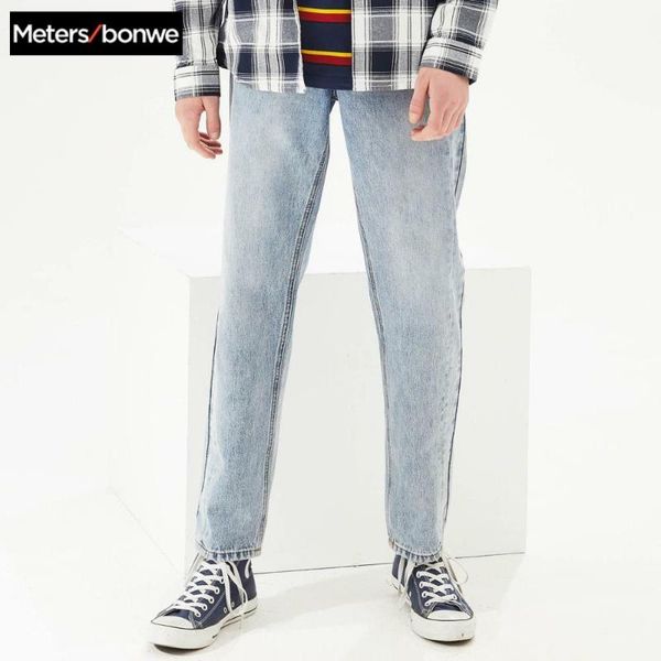 metersbonwe 2020 новые мужские джинсы прямые streetwear голубые штаны брюки молодёжная новые повседневные трендовые прямые джинсы мужские 63, Blue
metersbonwe 2020 новые мужские джинсы прямые streetwear голубые штаны брюки молодёжная новые повседневные трендовые прямые джинсы мужские 63, Blue
