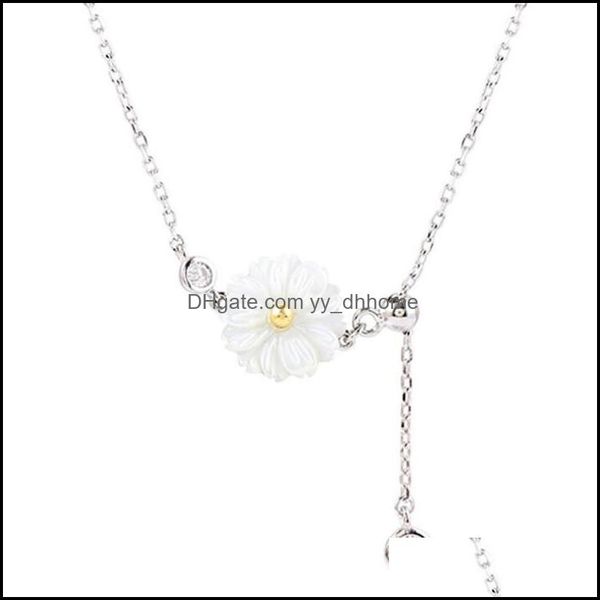 pendant necklaces & pendants jewelry temperament womens sier color clavicle chain necklace daisy crystal choker lady drop delivery 2021 ytot, Silver
pendant necklaces & pendants jewelry temperament womens sier color clavicle chain necklace daisy crystal choker lady drop delivery 2021 ytot, Silver