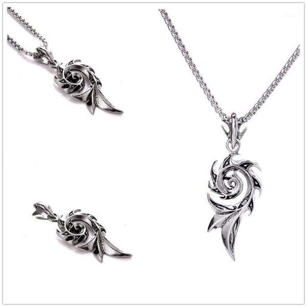 pendant necklaces gothic retro stainless steel fire dragon charm pattern for women men gift jewelry + chain1, Silver
pendant necklaces gothic retro stainless steel fire dragon charm pattern for women men gift jewelry + chain1, Silver