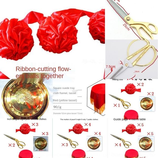 ull9p big red flower ball gold ceremony supplies set scissors tray cloth dragon phoenix opening scissors silk cloth dahonghua 6ttaq
ull9p big red flower ball gold ceremony supplies set scissors tray cloth dragon phoenix opening scissors silk cloth dahonghua 6ttaq