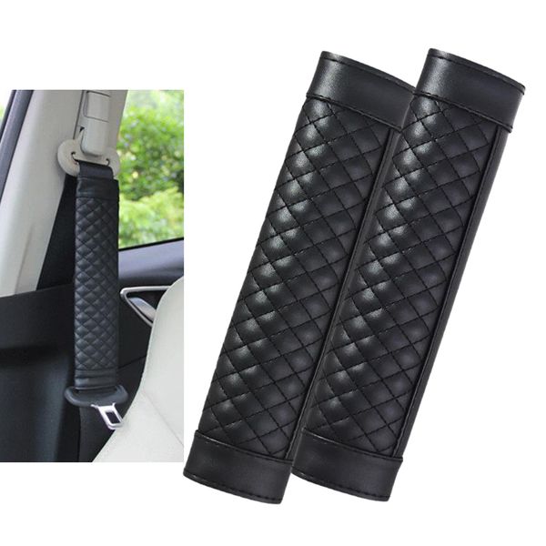 1pair universal auto car pu leather seatbelt safety seat belt pads bag cover protect you neck
1pair universal auto car pu leather seatbelt safety seat belt pads bag cover protect you neck