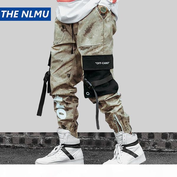 hip hip streetwear men's camouflage joggers pants 2019 men ribbons cotton cargo pant trousers elastic waist harem pant men wj216ly19111, Black
hip hip streetwear men's camouflage joggers pants 2019 men ribbons cotton cargo pant trousers elastic waist harem pant men wj216ly19111, Black