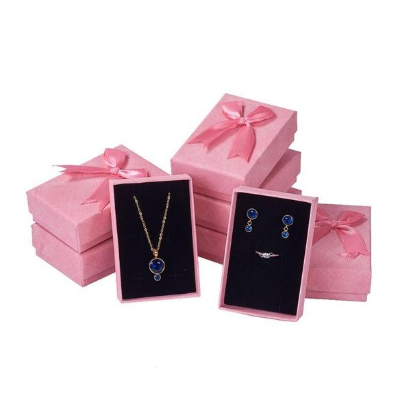 50pcs cardboard jewelry set boxes with ribbon bowknot and sponge for rings earrings necklaces rectangle pink 9.3x6. jlljnb, Black;white
50pcs cardboard jewelry set boxes with ribbon bowknot and sponge for rings earrings necklaces rectangle pink 9.3x6. jlljnb, Black;white