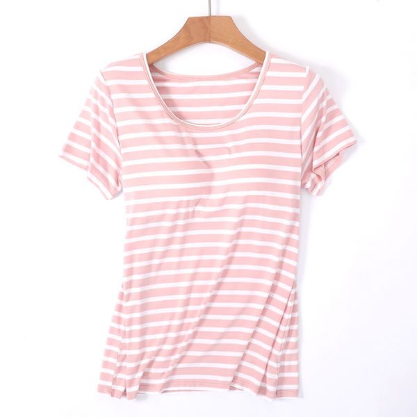 2021 new women tank modal chest pad push up underwear stripe short sleeve yoga o-neck bra one-piece homewear 8p9f, Black;white
2021 new women tank modal chest pad push up underwear stripe short sleeve yoga o-neck bra one-piece homewear 8p9f, Black;white