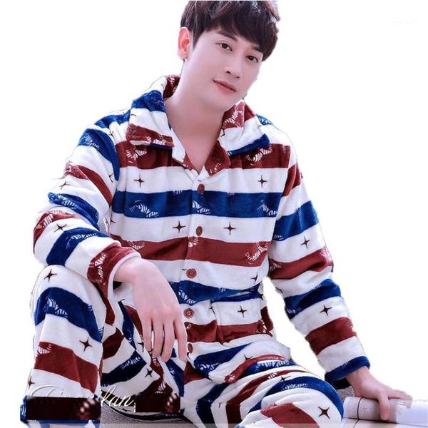 men's sleepwear winter mens flannel pajamas set pijama hombre long sleeve cardigans warm coral velvet pyjamas suits male lounge wear1, Black;brown
men's sleepwear winter mens flannel pajamas set pijama hombre long sleeve cardigans warm coral velvet pyjamas suits male lounge wear1, Black;brown