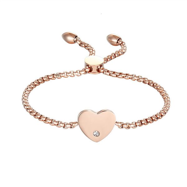 peach heart titanium steel female rose gold gift for girlfriend adjustable bracelet lettering, Silver
peach heart titanium steel female rose gold gift for girlfriend adjustable bracelet lettering, Silver