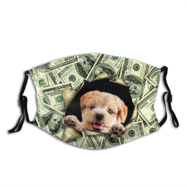 money pattern dog face mask with filter pocket washable reusable face bandanas balaclava with 2 pcs filters
money pattern dog face mask with filter pocket washable reusable face bandanas balaclava with 2 pcs filters