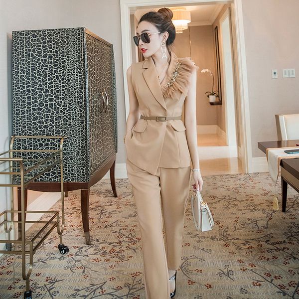 2021 new pea conjunto colete calas terno vero feminino roupa de escritrio f9qr, White
2021 new pea conjunto colete calas terno vero feminino roupa de escritrio f9qr, White